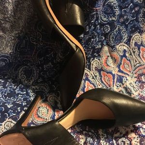 Jessica Simpson.. Black High Heel Slip-ons......